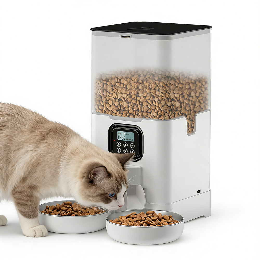 Automatic Cat Feeder 6L Timed - 6L Otomatik Akıllı Evcil Hayvan Besleyici,