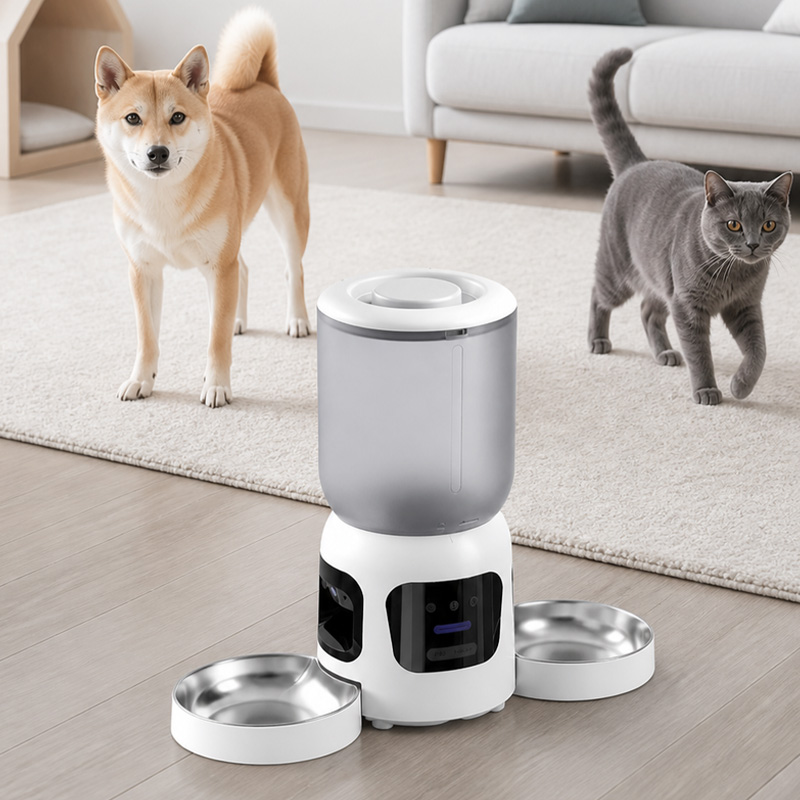 Pet Feeder App Control Portion - Otomatik Akıllı Evcil Hayvan Besleyici, Çift