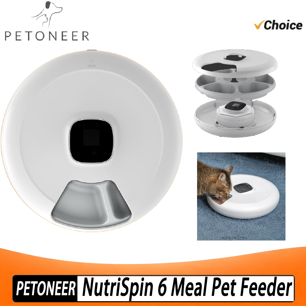 Pet Feeder App Control Portion - Petoneer NutriSpin 6 Yemlik, Akıllı Otomatik