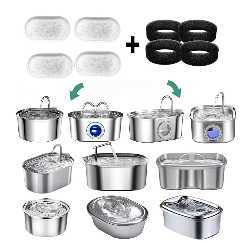 Pet Water Fountain Stainless Steel - Kedi Su Çeşmesi için yedek Filtreler