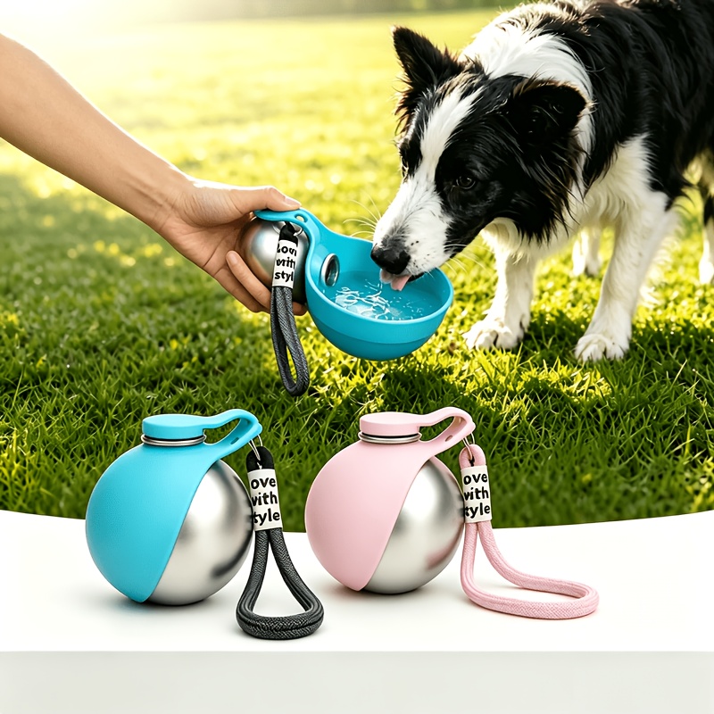 Pet Water Fountain Stainless Steel - Köpek Su Şişesi Paslanmaz Çelik 285ml