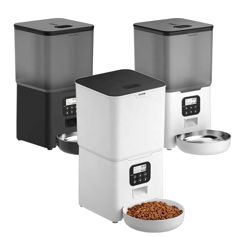 Automatic Cat Feeder 6L Timed - 6L Akıllı Evcil Hayvan Mama Kabı