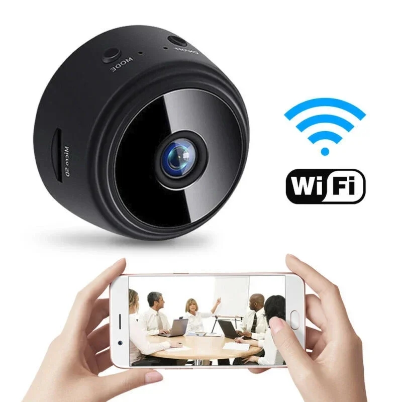 Smart Pet Feeder Camera Wifi - A9 WiFi Mini Kamera Kablosuz Video