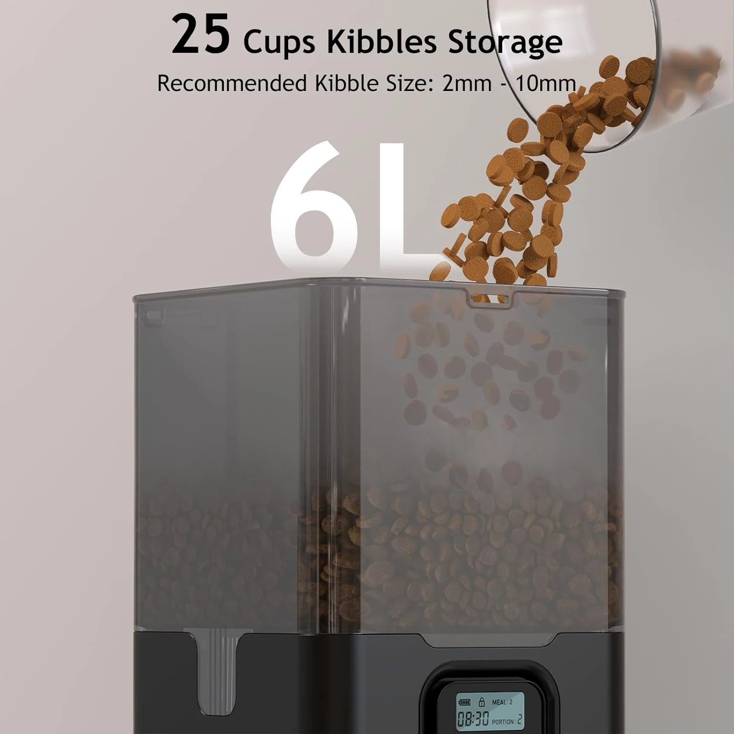 İki Kedi İçin 6 Litrelik Otoma - Automatic Cat Feeder 6L Timed incelemesi ve fiyatı