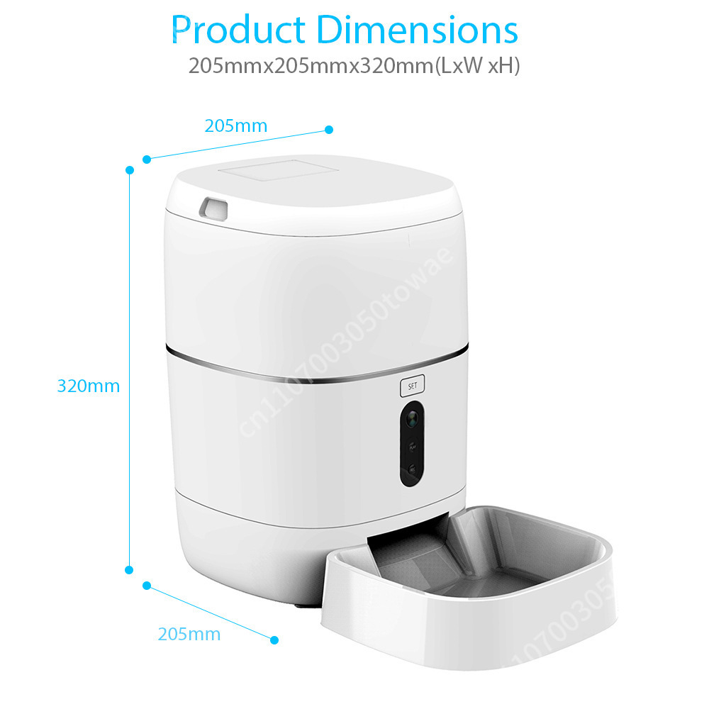 1080P Kamera Tuya Akıllı Wifi  - Automatic Cat Feeder 6L Timed incelemesi ve fiyatı
