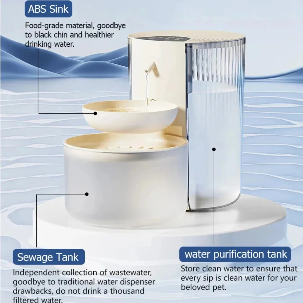 3L Büyük Kapasiteli, Filtreli  - Automatic Cat Water Dispenser 3L incelemesi ve fiyatı