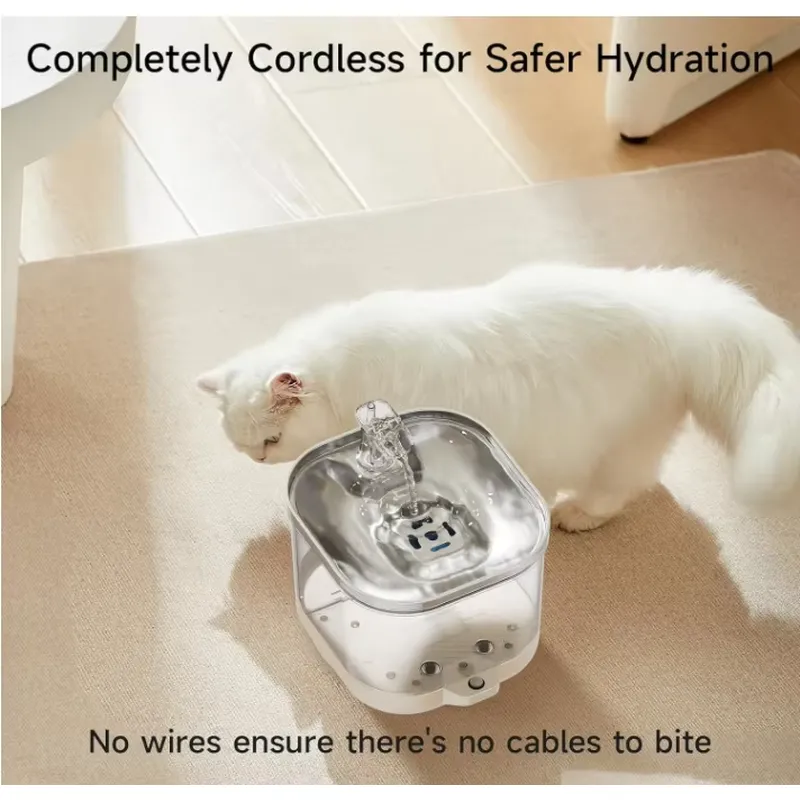 2025 Yeni Kablosuz Evcil Hayva - Wireless Pet Water Fountain Battery incelemesi ve fiyatı