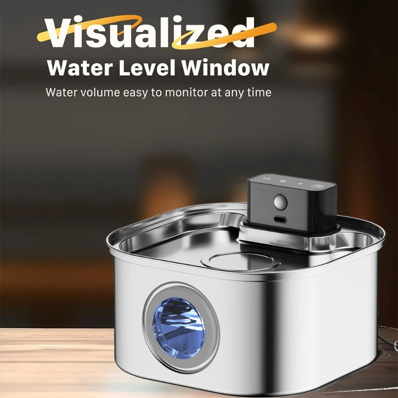 ZHAYA Kablosuz Şarjlı Otomatik - Wireless Pet Water Fountain Battery incelemesi ve fiyatı