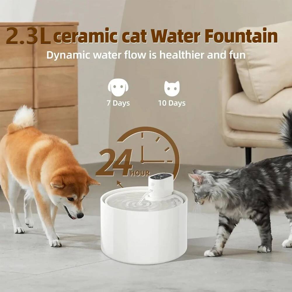 Otomatik Seramik Kedi Çeşmesi  - Wireless Pet Water Fountain Battery incelemesi ve fiyatı