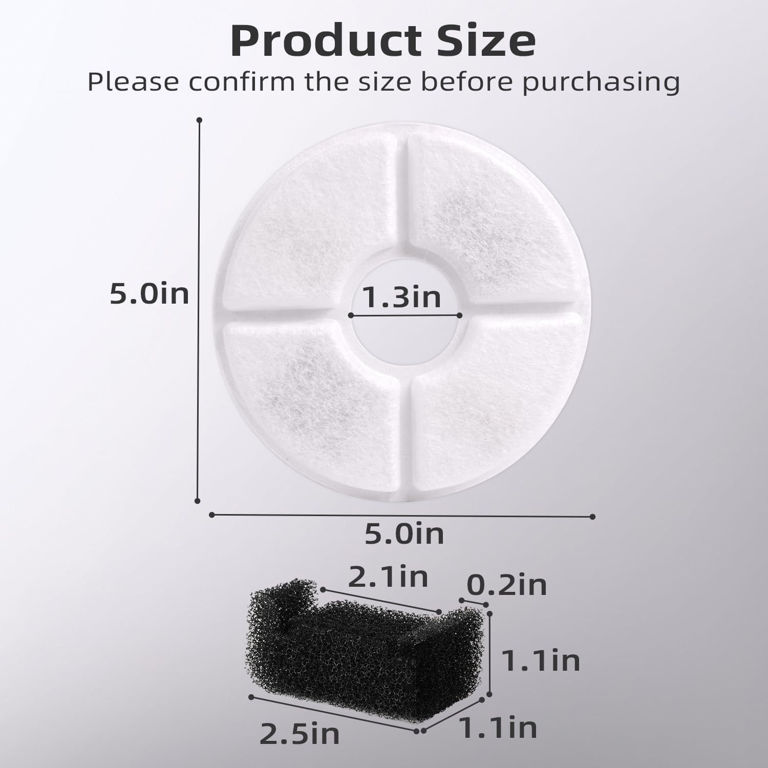 Yuvarlak Karbon Filtre Seti Ke - Pet Fountain Filter Replacement incelemesi ve fiyatı