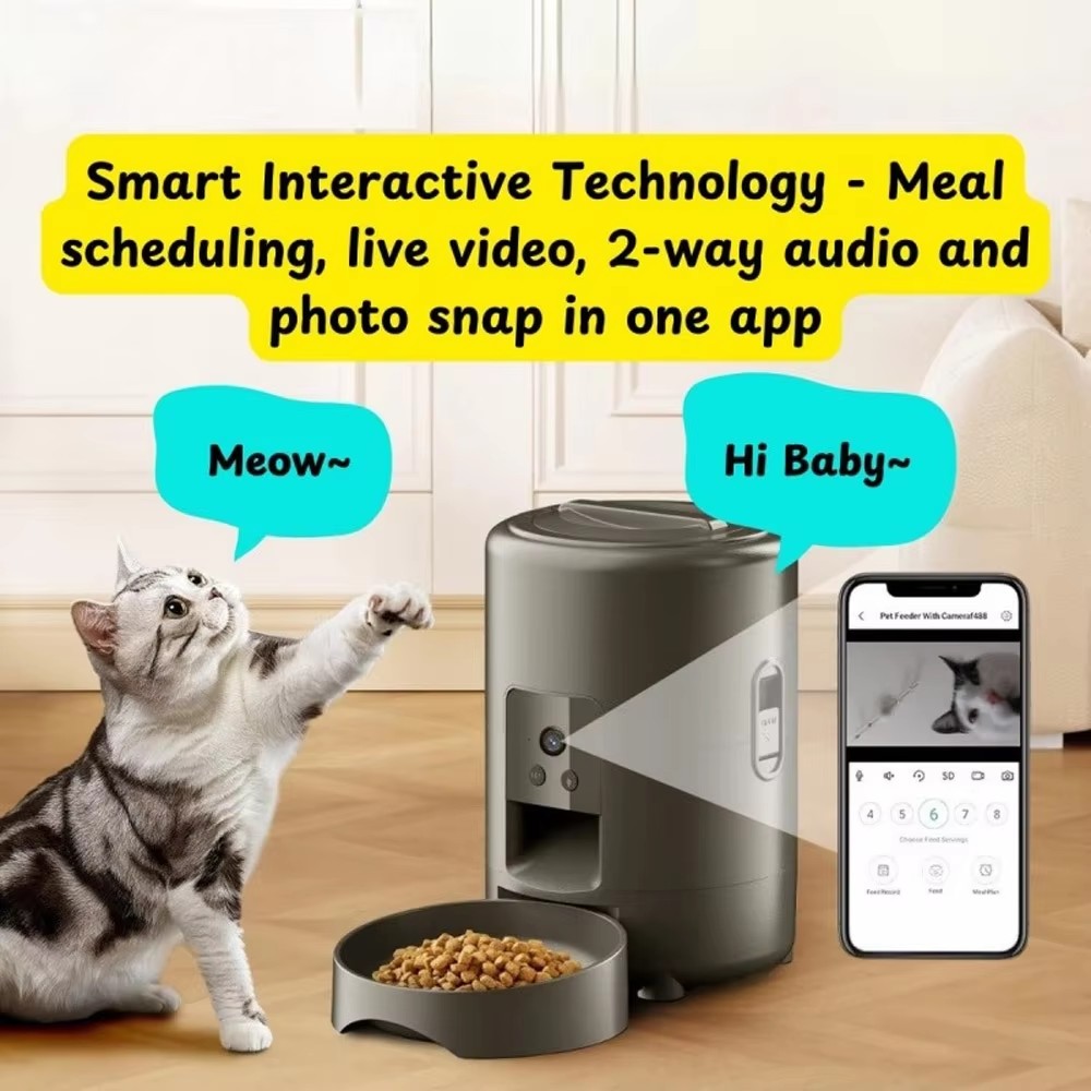 Wi-Fi Akıllı Taşınabilir, Pill - Pet Feeder App Control Portion incelemesi ve fiyatı