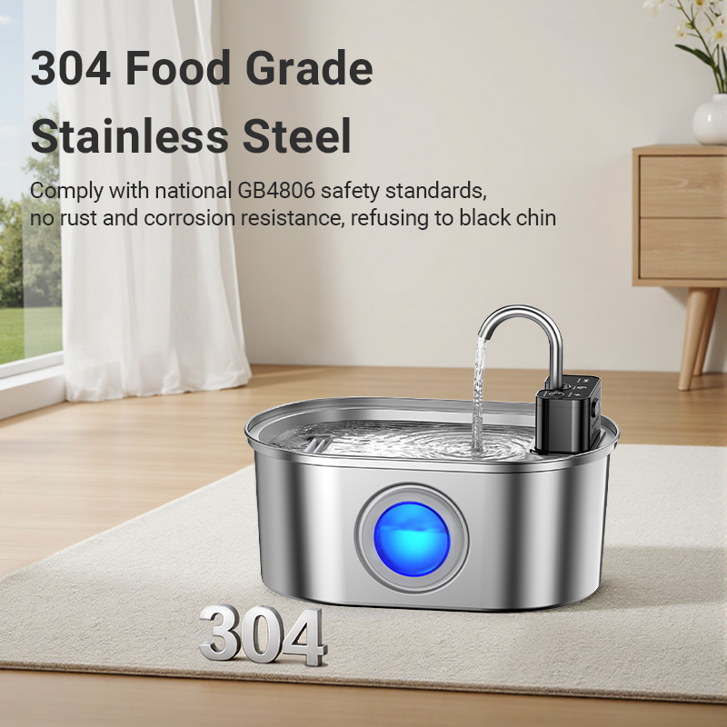 ROJECO Paslanmaz Çelik Kedi Su - Smart Pet Water Fountain Wifi incelemesi ve fiyatı