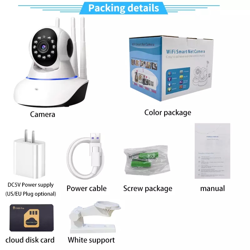1080P HD İç Mekan Kablosuz IP  - Smart Pet Feeder Camera Wifi incelemesi ve fiyatı