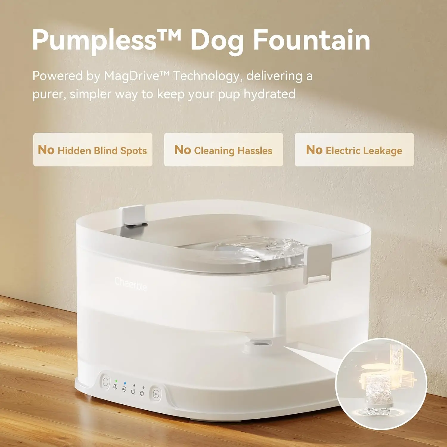 Pompasız Köpek Su Çeşmesi, Kab - Wireless Pet Water Fountain Battery incelemesi ve fiyatı
