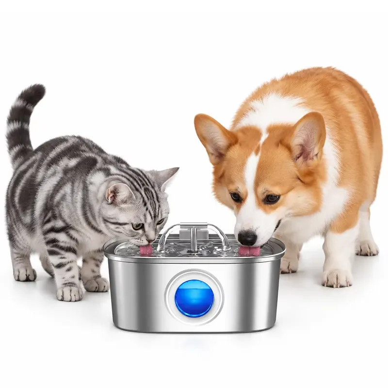 304 Paslanmaz Çelik 3.2L Otoma - Pet Water Fountain Stainless Steel incelemesi ve fiyatı