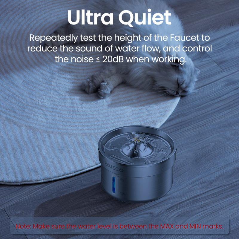 ROJECO Paslanmaz Çelik Kedi Su - Smart Pet Water Fountain Wifi incelemesi ve fiyatı