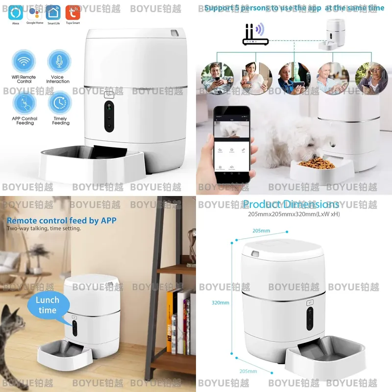 RSH 1080P Kamera Tuya Akıllı W - Automatic Cat Feeder 6L Timed incelemesi ve fiyatı