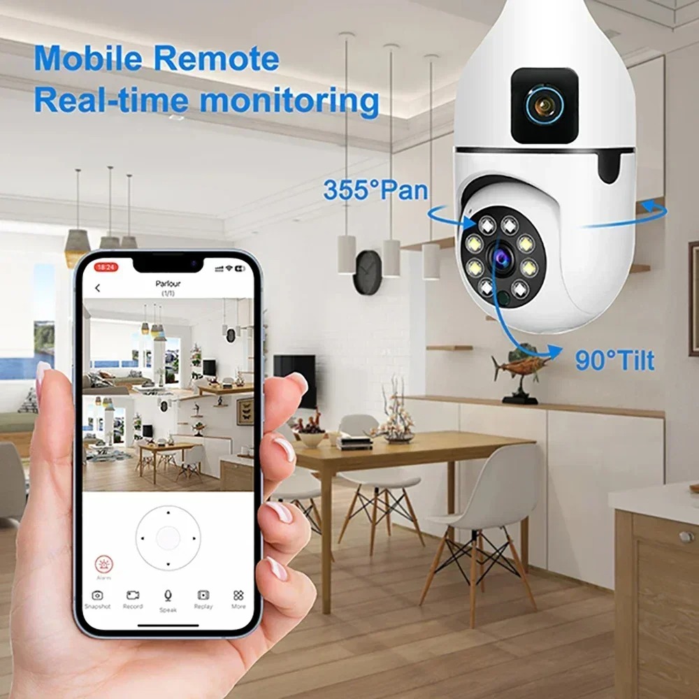 WiFi IP Kamera E27 Ampul Kamer - Smart Pet Feeder Camera Wifi incelemesi ve fiyatı