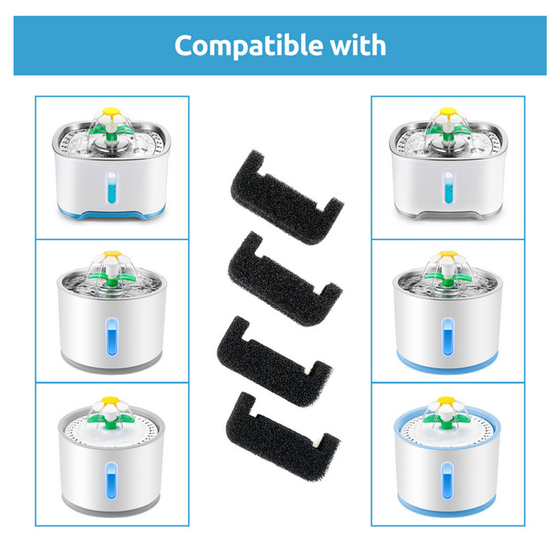 Kedi su çeşmesi için 1/4 adet  - Pet Fountain Filter Replacement incelemesi ve fiyatı