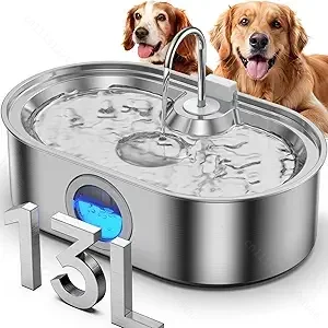13L Paslanmaz Çelik Otomatik E - Dog Water Fountain Large incelemesi ve fiyatı