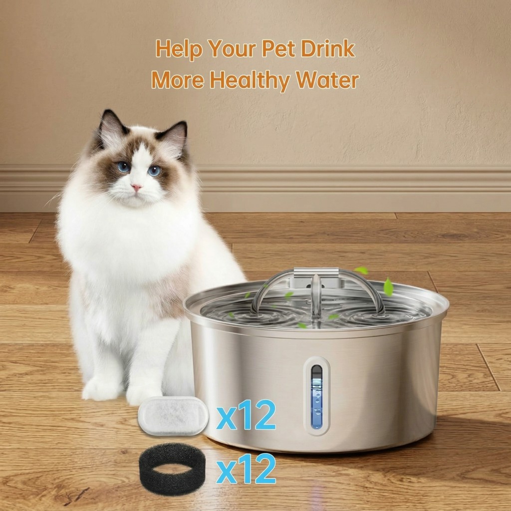 Kedi Su Çeşmesi Filtresi, 3,2L - Pet Fountain Filter Replacement incelemesi ve fiyatı