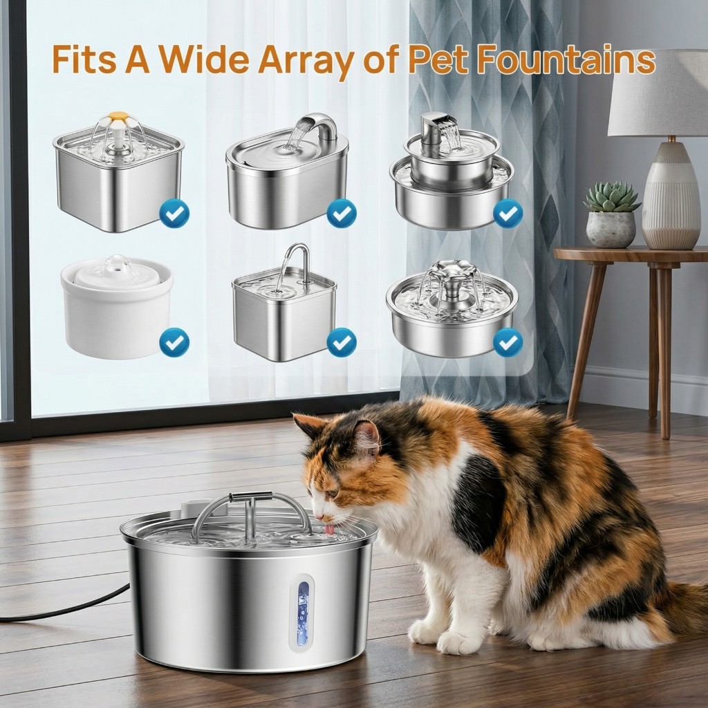 Kedi Su Çeşmesi Filtresi, 3,2L - Pet Fountain Filter Replacement incelemesi ve fiyatı