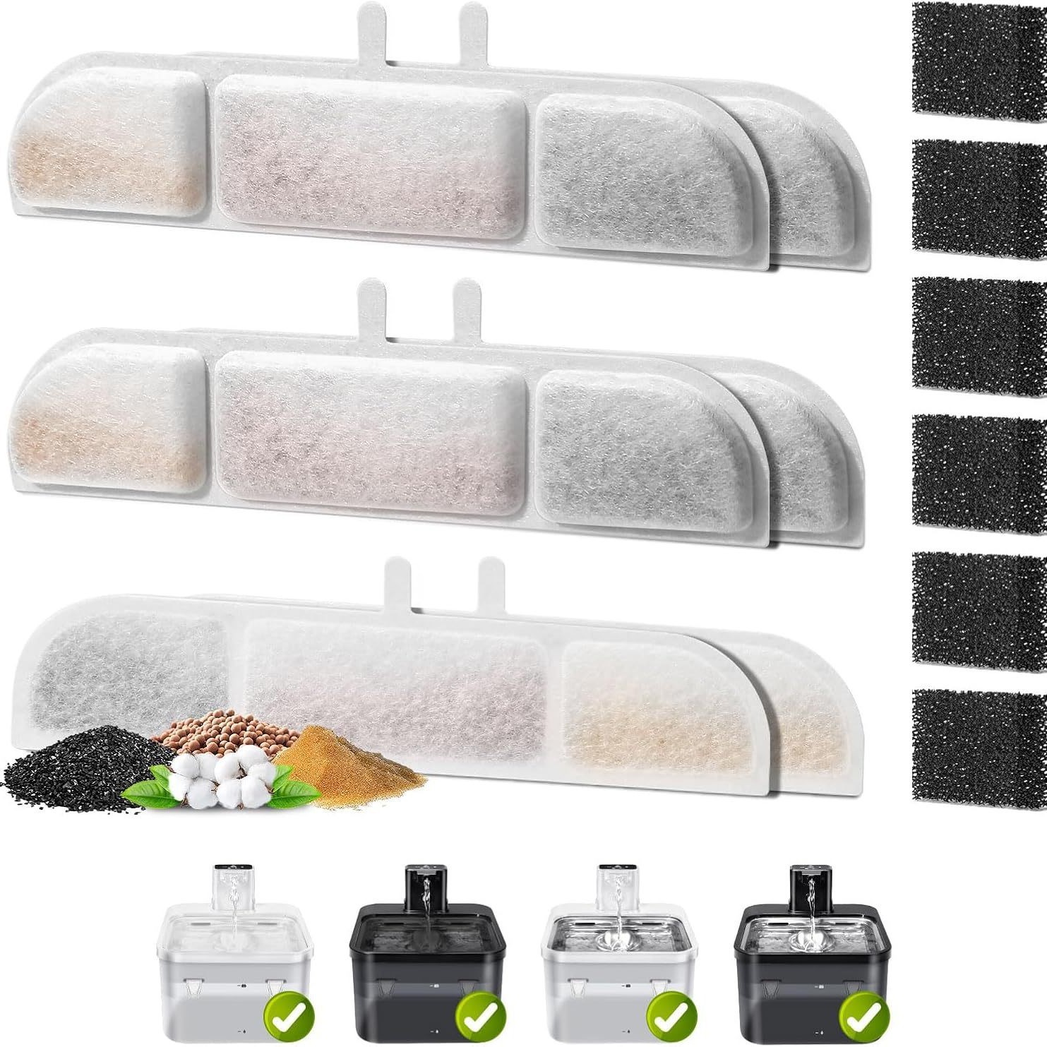 DownyPaws Kedi İçme Çeşmesi iç - Pet Fountain Filter Replacement incelemesi ve fiyatı