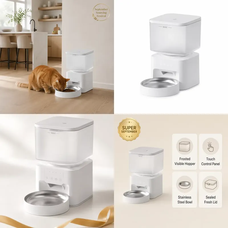 Akıllı Evcil Hayvan Besleyici  - Pet Feeder App Control Portion incelemesi ve fiyatı
