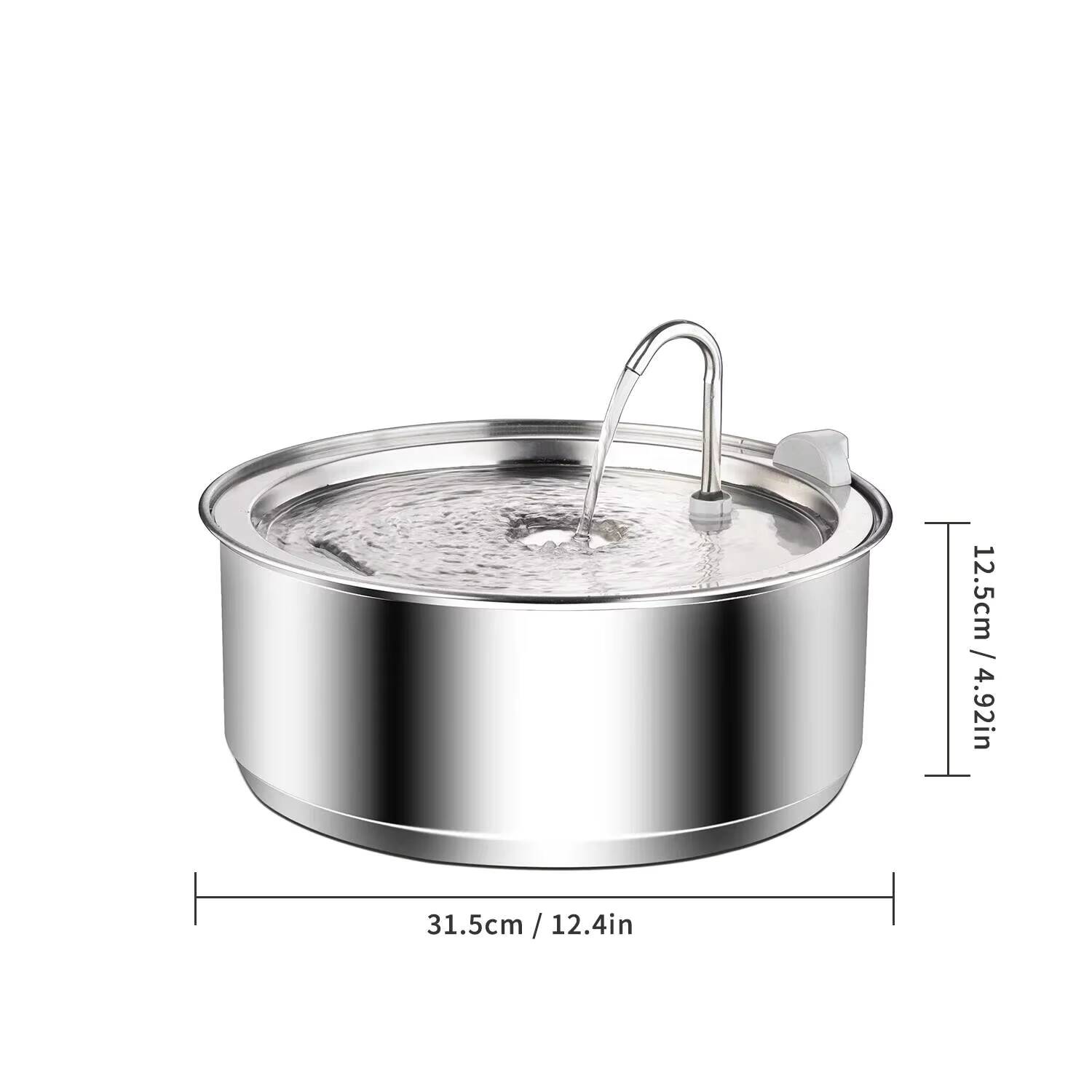 8L Köpek Çeşmesi Paslanmaz Çel - Dog Water Fountain Large incelemesi ve fiyatı