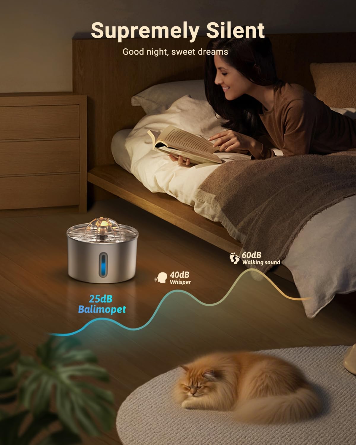 ZYFeeder 2.2L Paslanmaz Çelik  - Smart Pet Water Fountain Wifi incelemesi ve fiyatı