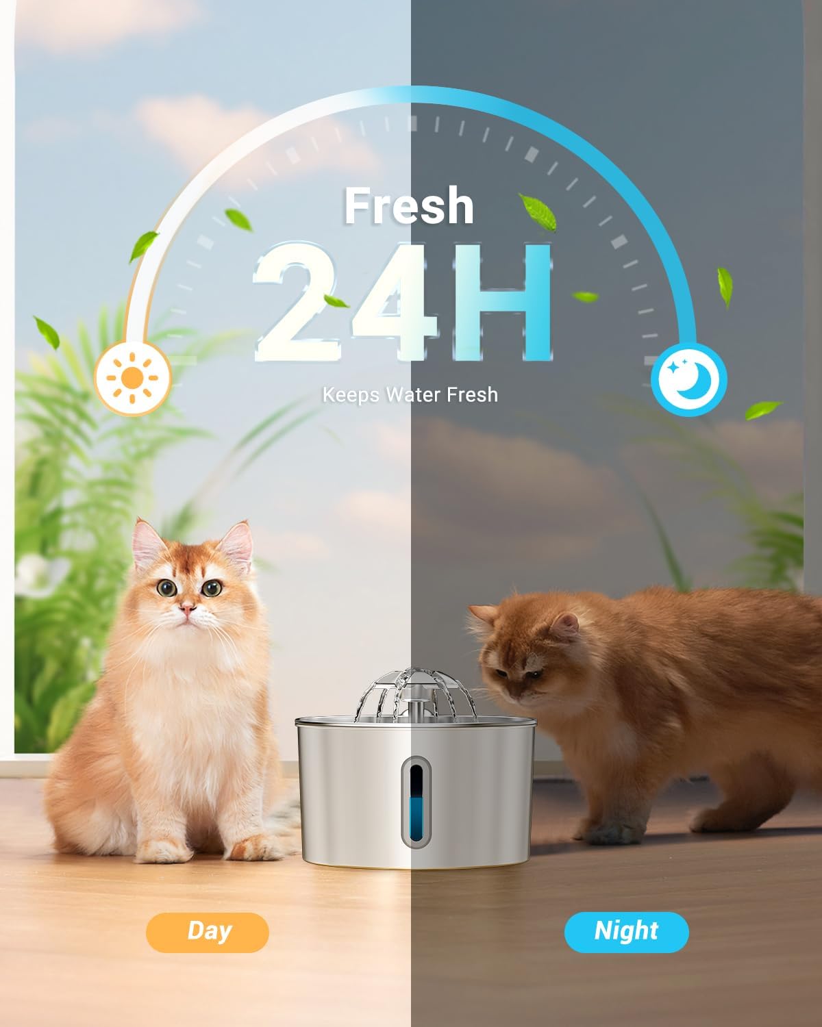 ZYFeeder 2.2L Paslanmaz Çelik  - Smart Pet Water Fountain Wifi incelemesi ve fiyatı
