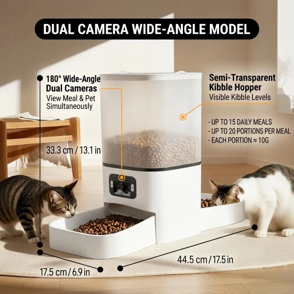 6L Akıllı Otomatik Evcil Hayva - Automatic Cat Feeder 6L Timed incelemesi ve fiyatı