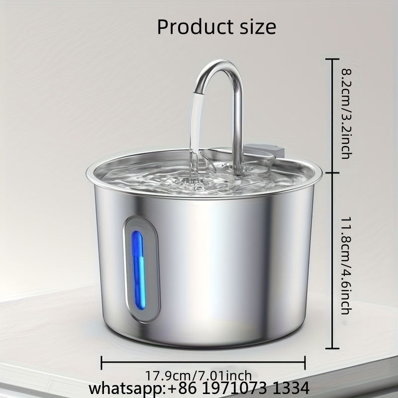 2.2L Paslanmaz Çelik Pet Su Se - Pet Water Fountain Stainless Steel incelemesi ve fiyatı