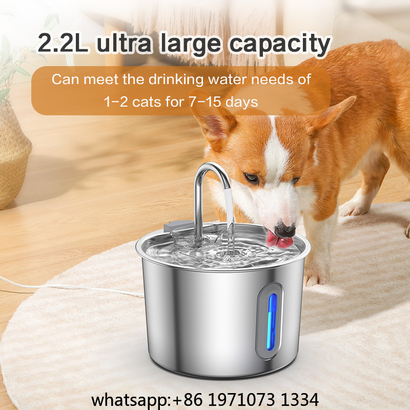 2.2L Paslanmaz Çelik Pet Su Se - Pet Water Fountain Stainless Steel incelemesi ve fiyatı