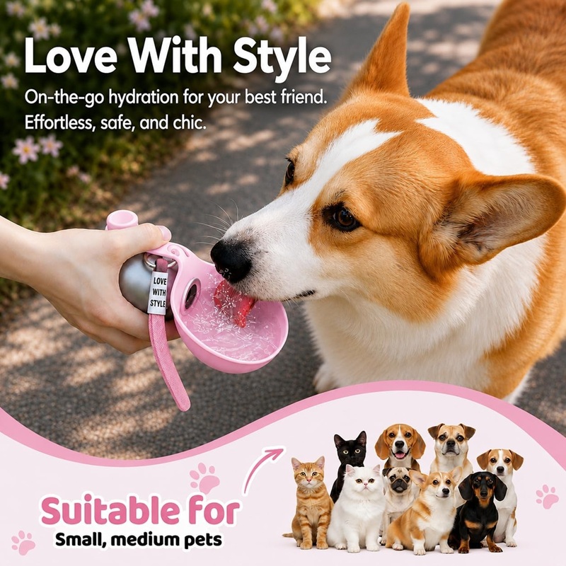 Köpek Su Şişesi Paslanmaz Çeli - Pet Water Fountain Stainless Steel incelemesi ve fiyatı