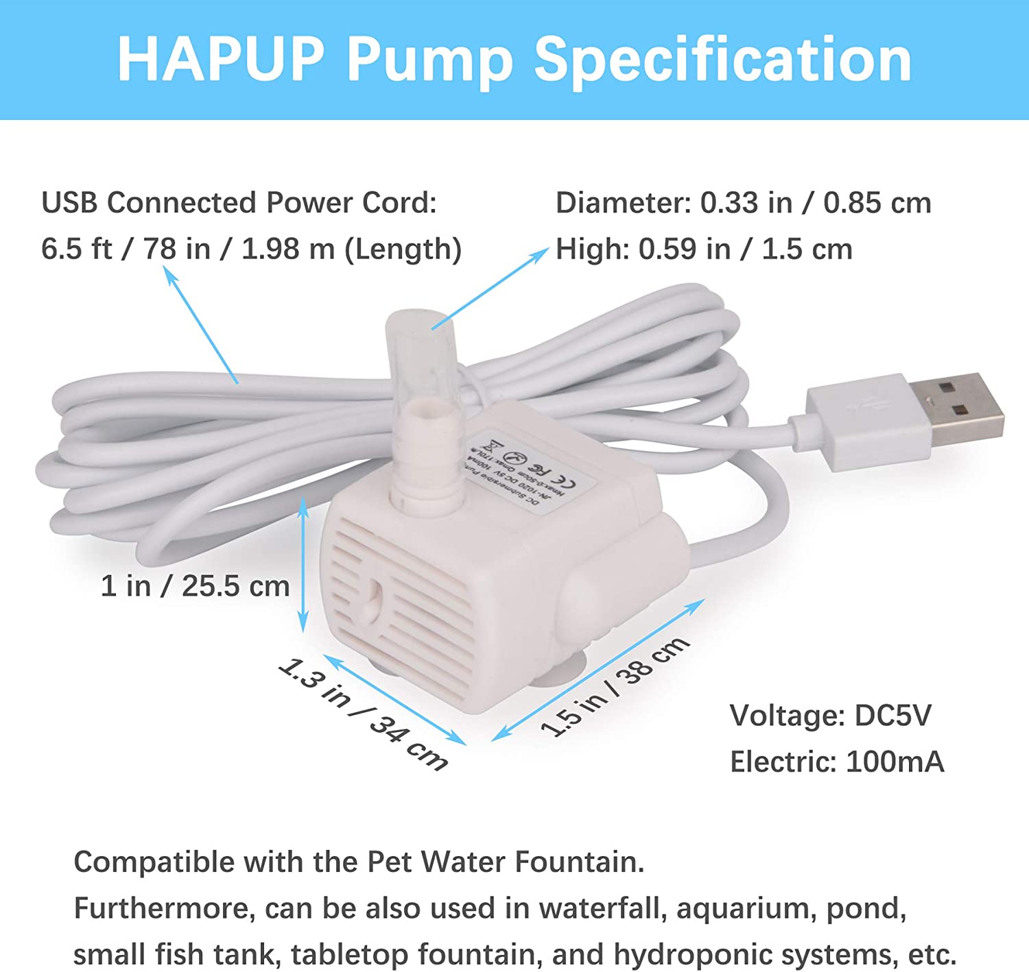 Pet kedi su pompası çeşme anti - Pet Water Fountain Pump Replacement incelemesi ve fiyatı