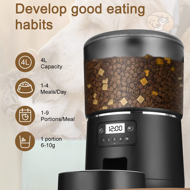 4L Akıllı WiFi Evcil Hayvan Ye - Pet Feeder App Control Portion incelemesi ve fiyatı
