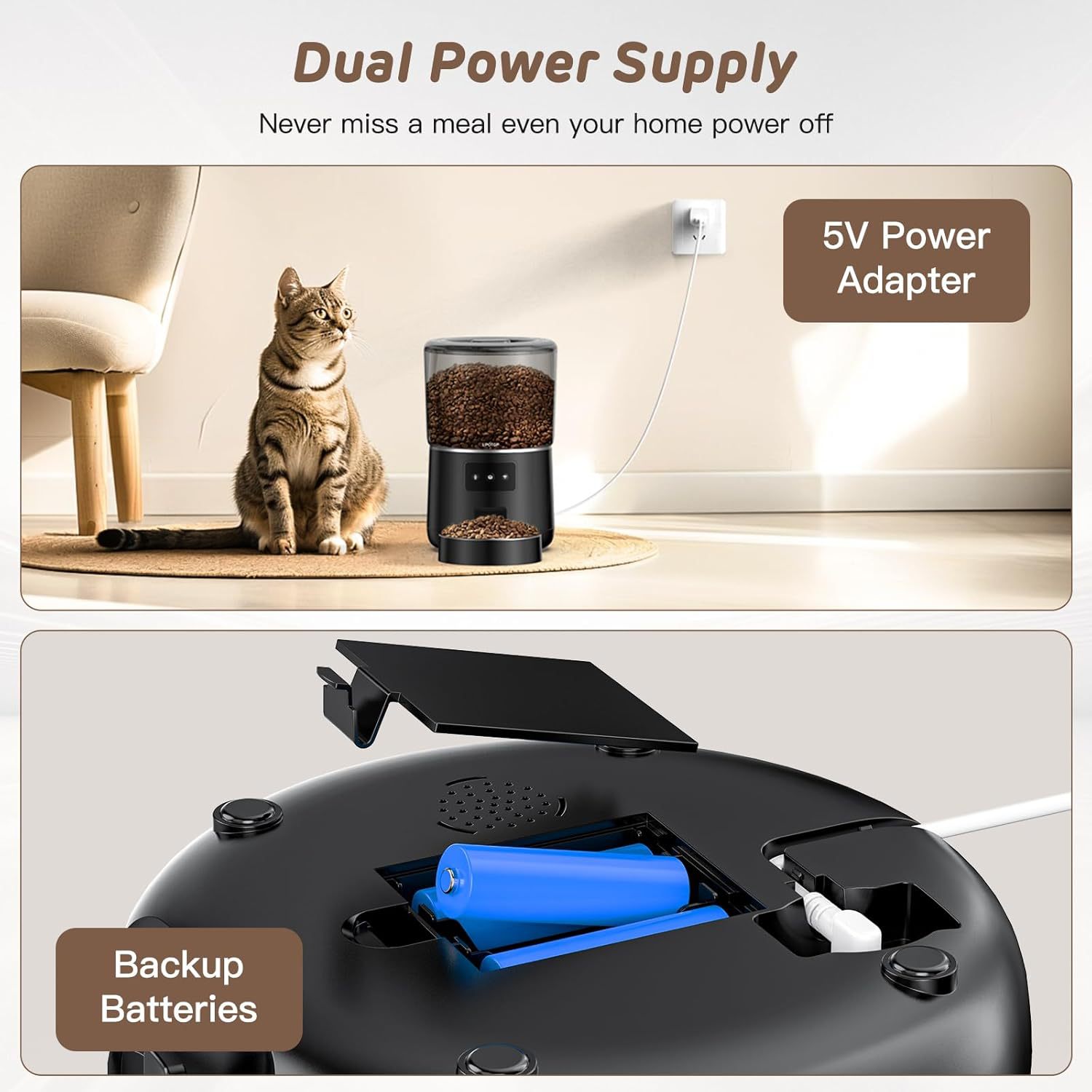 4L Akıllı WiFi Evcil Hayvan Ye - Pet Feeder App Control Portion incelemesi ve fiyatı