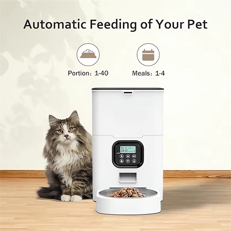 6L Akıllı Evcil Hayvan Mama Ka - Automatic Cat Feeder 6L Timed incelemesi ve fiyatı