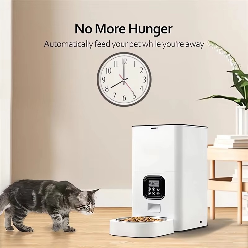 6L Akıllı Evcil Hayvan Mama Ka - Automatic Cat Feeder 6L Timed incelemesi ve fiyatı