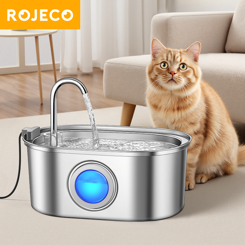 ROJECO 3,2 L Paslanmaz Çelik K - Smart Pet Water Fountain Wifi incelemesi ve fiyatı