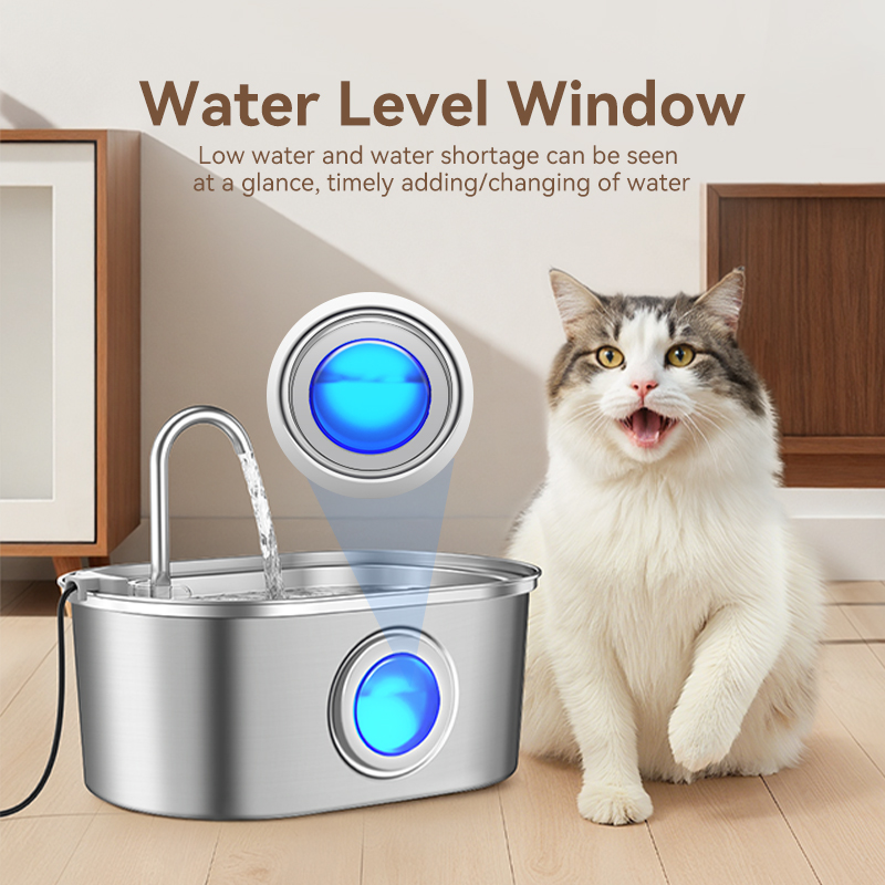 ROJECO 3,2 L Paslanmaz Çelik K - Smart Pet Water Fountain Wifi incelemesi ve fiyatı