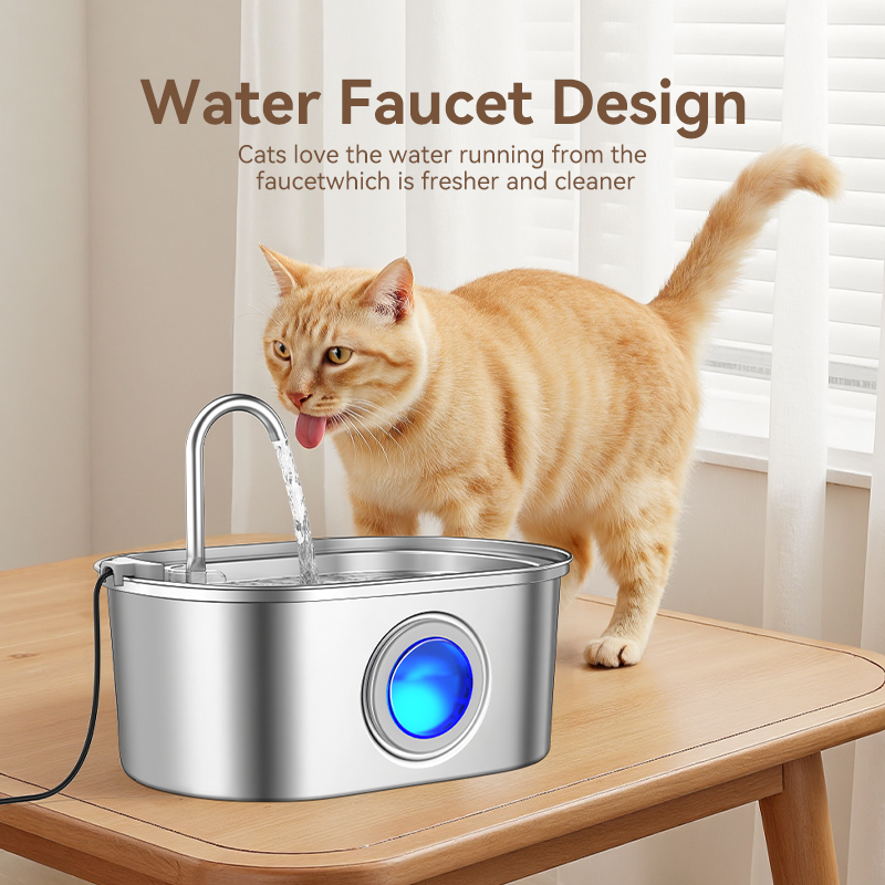 ROJECO 3,2 L Paslanmaz Çelik K - Smart Pet Water Fountain Wifi incelemesi ve fiyatı