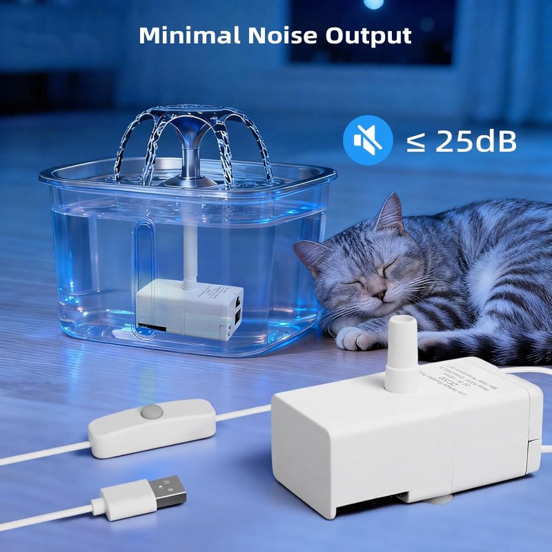 B84B-Pet Su Çeşmesi Yedek Pomp - Pet Water Fountain Pump Replacement incelemesi ve fiyatı