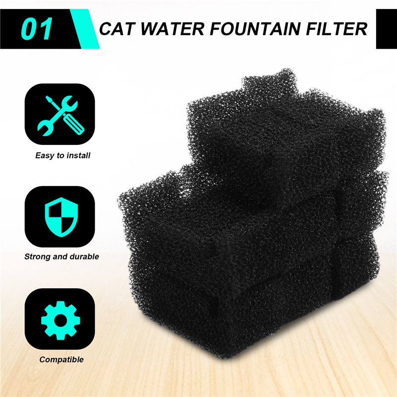 AT02-8PCS Kedi Su Çeşmesi İçin - Pet Fountain Filter Replacement incelemesi ve fiyatı