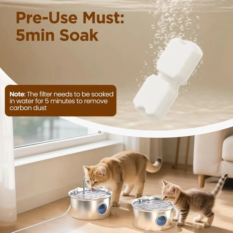 Kedi Su Çeşmesi Filtreleri, Ke - Pet Water Fountain Pump Replacement incelemesi ve fiyatı
