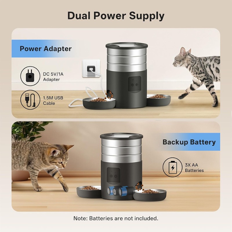 4.5L WiFi Akıllı Evcil Hayvan  - Pet Feeder App Control Portion incelemesi ve fiyatı