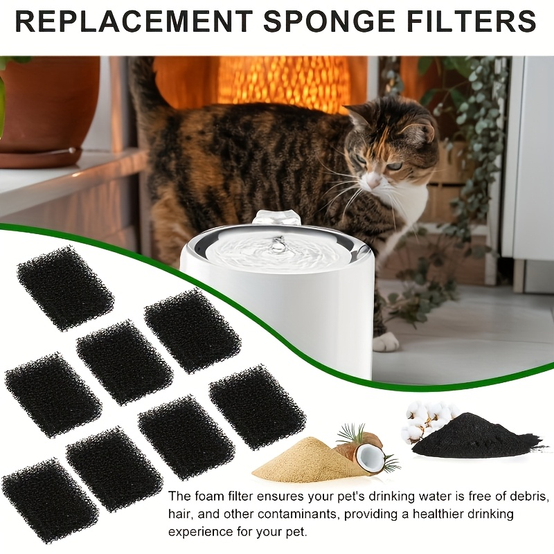 20 Adet Kedi Su Çeşmesi Köpük  - Pet Water Fountain Pump Replacement incelemesi ve fiyatı