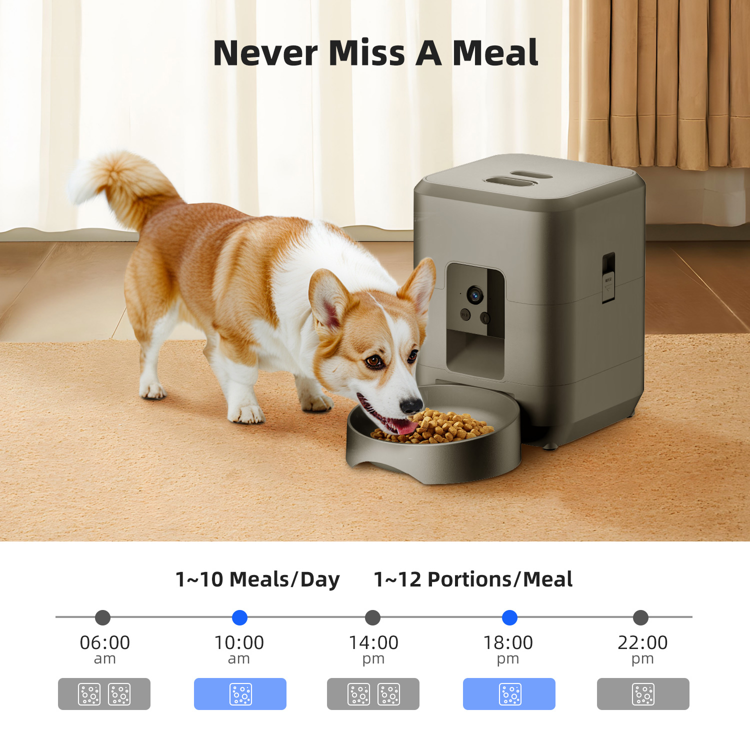 2L Otomatik Evcil Hayvan Besle - Smart Pet Feeder Camera Wifi incelemesi ve fiyatı