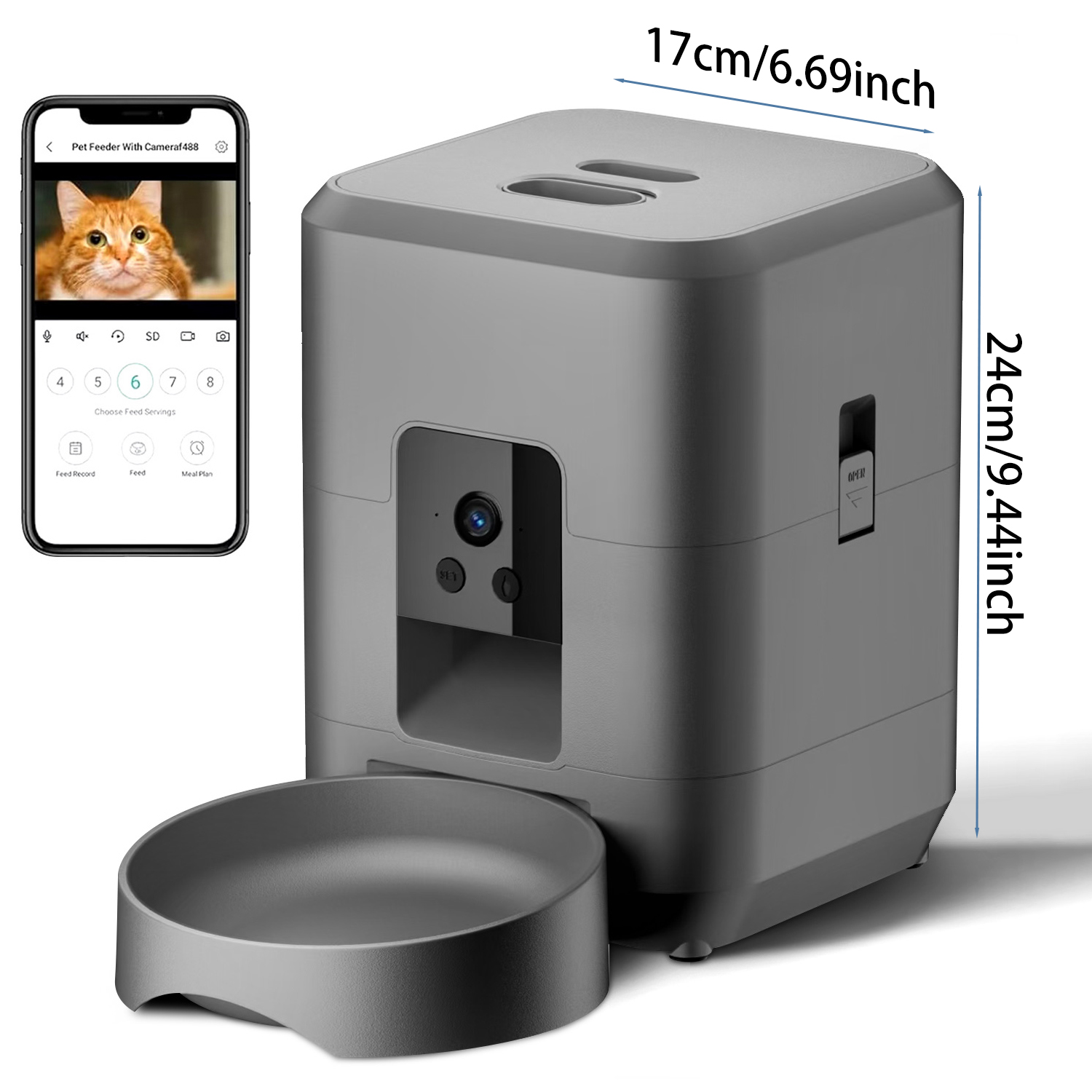 2L Otomatik Evcil Hayvan Besle - Smart Pet Feeder Camera Wifi incelemesi ve fiyatı